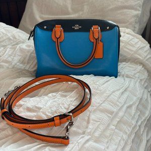 Coach Mini Bennett Satchel in tricolor